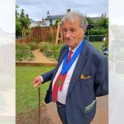 Former Taunton Conservative MP David Nicholson at Taunton Flower Show